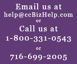 Email us at help@ccbizhelp.com or call us at 1-800-331-0543 or 716-699-2005
