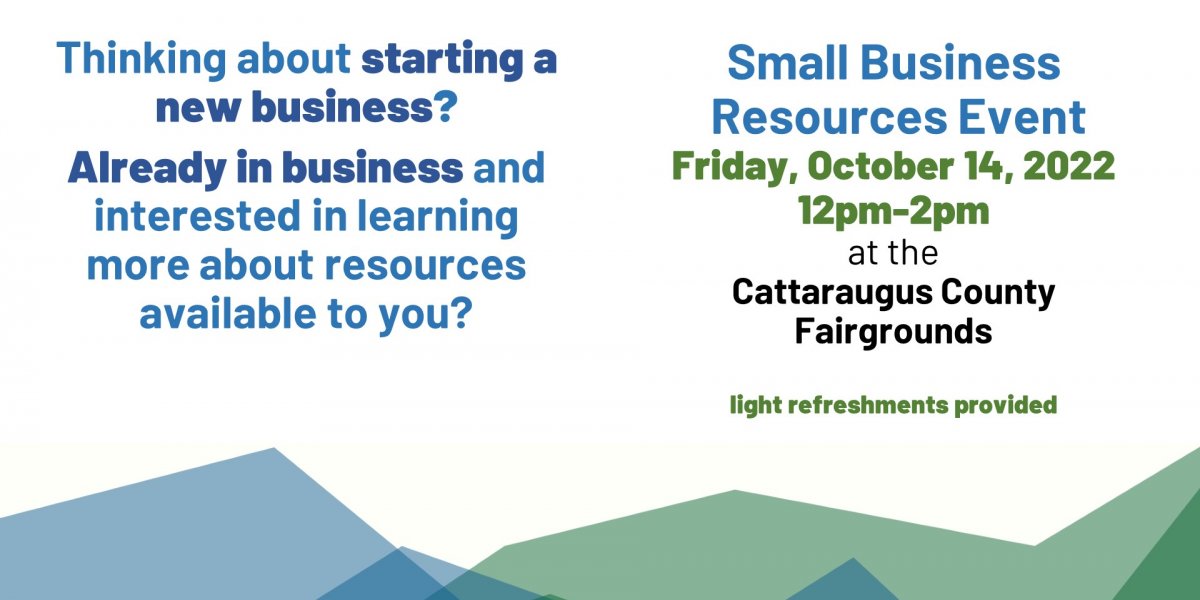 Small Business Resources Event Friday, October 14, 2022 12pm-2pm