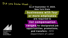 Did you know that ... The New York State Pay Transparency Act is in effect as of September 17, 2023